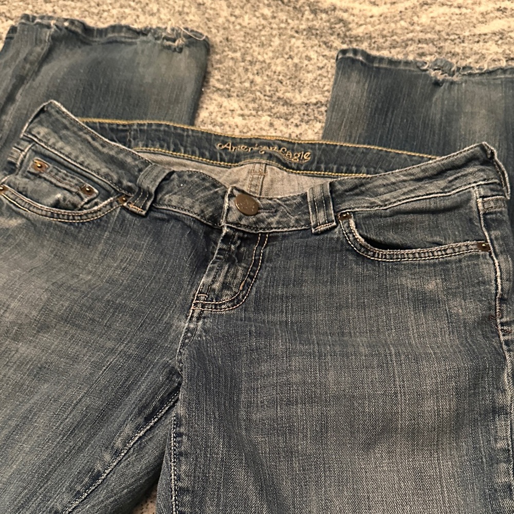 Y2K American Eagle Outfitters High Rise Denim Boyfriend 77- size 8L